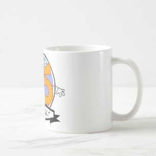 Taza De Café Logotipo oficial de cumpleaños 35