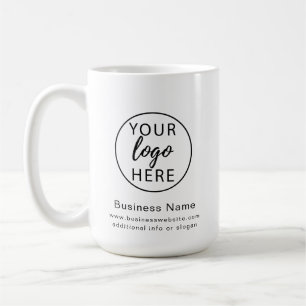 Taza De Café Logotipo personalizado de empresa comercial corpor