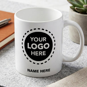 Taza De Café Logotipo personalizado de marca: regalo de bienven