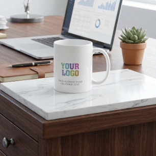 Taza De Café Logotipo Personalizado de su Empresa Comercial