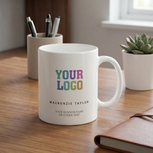 Taza De Café Logotipo Personalizado de su Empresa Comercial