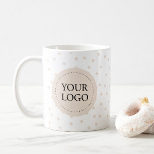 Taza De Café Logotipo personalizado minimalista de negocios en