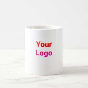 Taza De Café Logotipo personalizado simple minimalista elegante