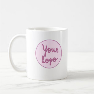 Taza De Café Logotipo personalizado simple minimalista elegante