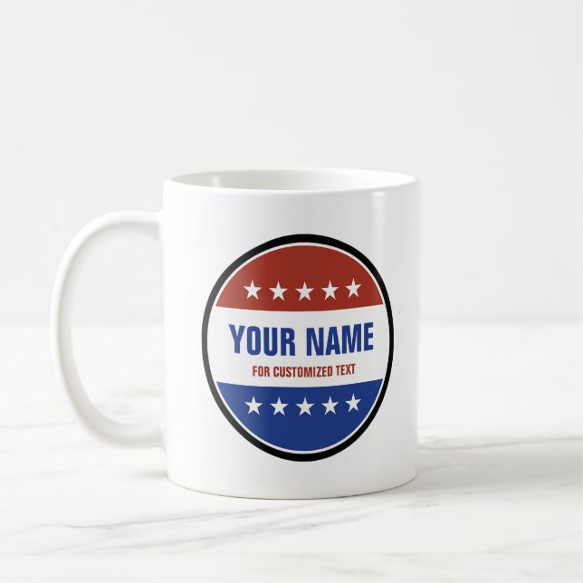 Taza De Café Logotipo político personalizado (Izquierda)