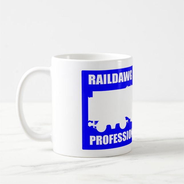 Taza De Café Logotipo Rail Dawg Pro (Izquierda)