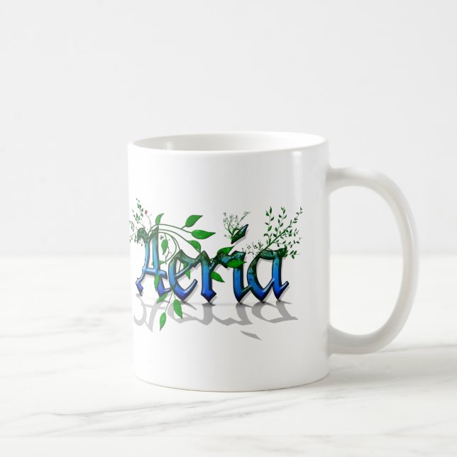 Taza De Café Logotipo regular de Aeria (Derecha)
