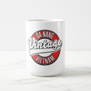 Taza De Café Logotipo retro de Da Nang Vietnam