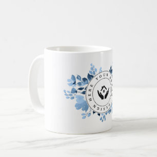 Taza De Café Logotipo simple de Personalizado Minimalista Mug p