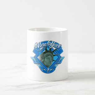 Taza De Café Logotipo vintage de New York Liberty