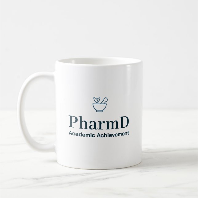 Taza De Café Logro Académico de PharmD (Izquierda)