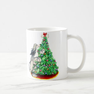 Taza De Café Logro de objetivos de hound afgano dominó Crema az