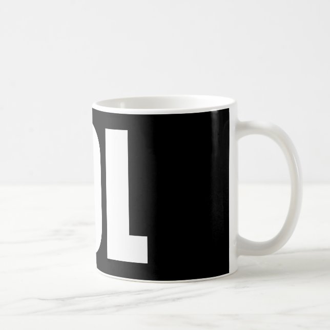Taza De Café LOL (oscuro) (Derecha)