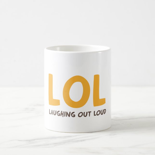 Taza De Café LOL - Ríe fuerte (Centro)