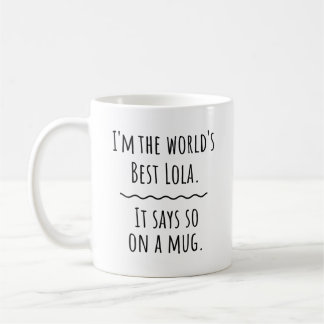 Taza De Café Lola Abuela Filipina Abuela