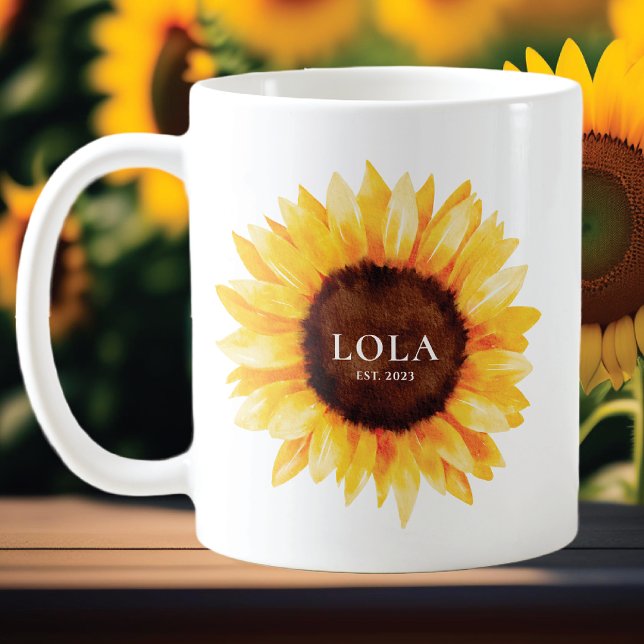 Taza De Café Lola de girasol (Subido por el creador)
