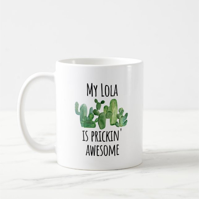 Taza De Café Lola Filipina Abuela Filipina Regalo Mug Cup (Izquierda)