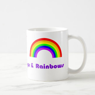 Taza De Café Lollipops y arco iris de la sol