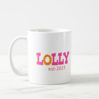 Taza De Café Lolly est 2023 11oz café Mug