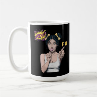 Taza De Café Lollypop Popart Girl Y FU