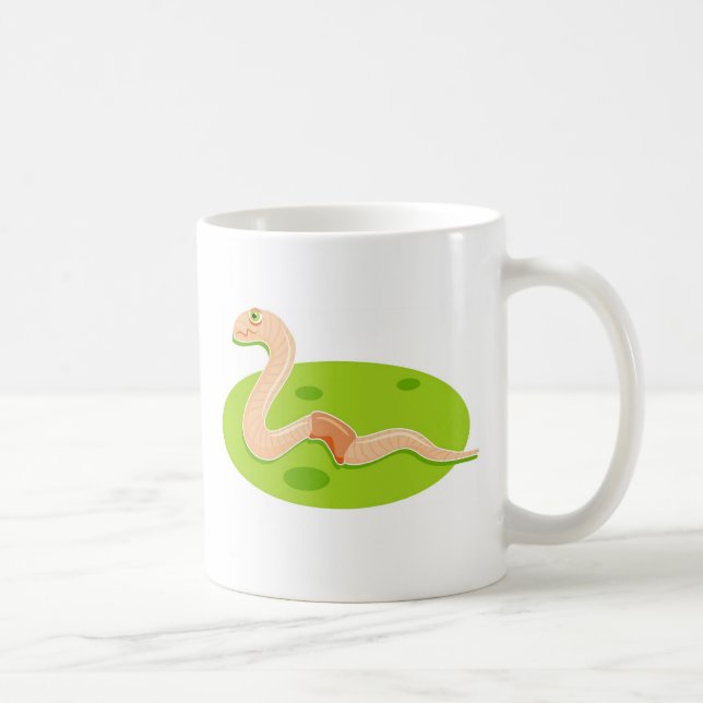 Taza De Café Lombriz de tierra (Derecha)