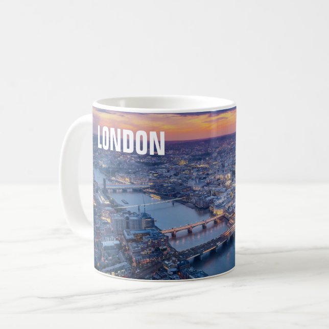 Taza De Café London Cityscape (Anverso izquierdo)
