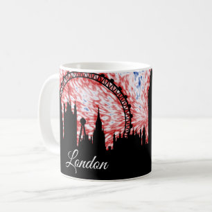 Taza De Café London England Silhouette
