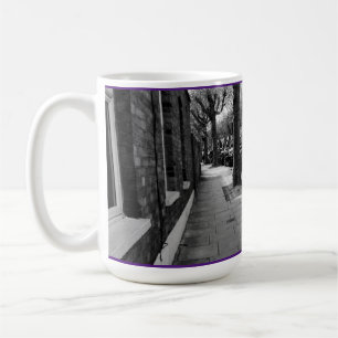 Taza De Café London Street View England blanco y negro
