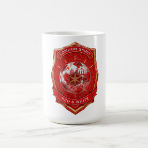 Taza De Café Londres es Rojo, Patrimonio de Londres. Regalo de