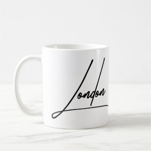 Taza De Café Londres Inglaterra Capital Emblemática Recuerdo