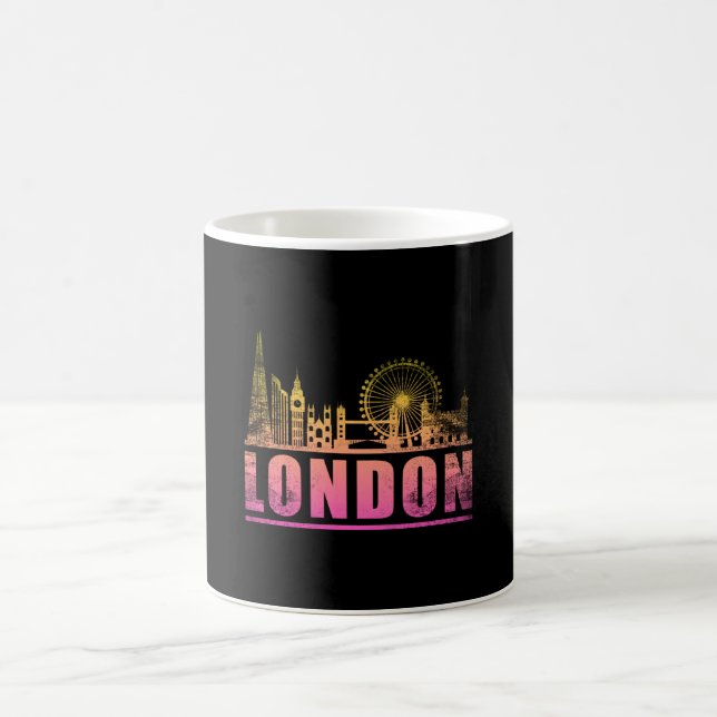 Taza De Café Londres Inglaterra Línea de la Ciudadela Cityscape (Centro)