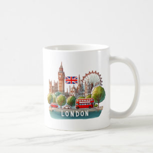 Taza De Café Londres Inglaterra Reino Unido