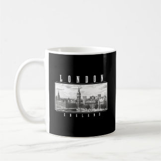 Taza De Café Londres Inglaterra Reino Unido Big Ben Skyline Bla