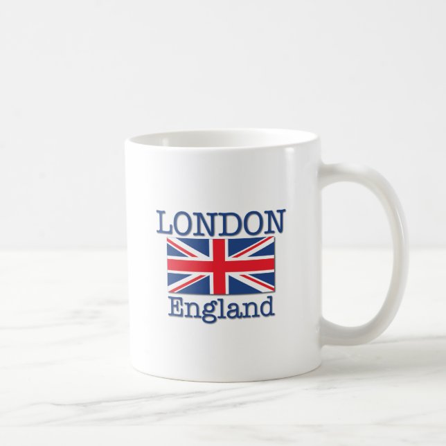 Taza De Café Londres y Union Jack (Derecha)
