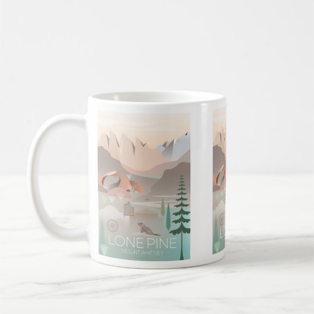 Taza De Café Lone Pine Mount Whitney Mug (Izquierda)