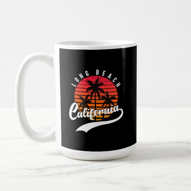 Taza De Café Long Beach, California Mug (Izquierda)