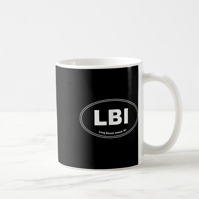 Taza De Café Long Beach Island, Lbi (Derecha)