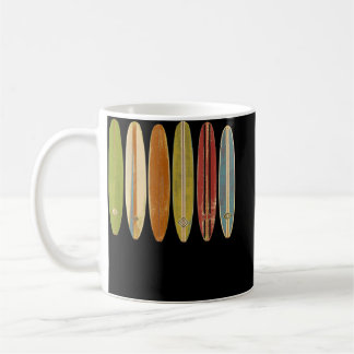 Taza De Café Longboard Surfboards Vintage Retro Style Surfing 2