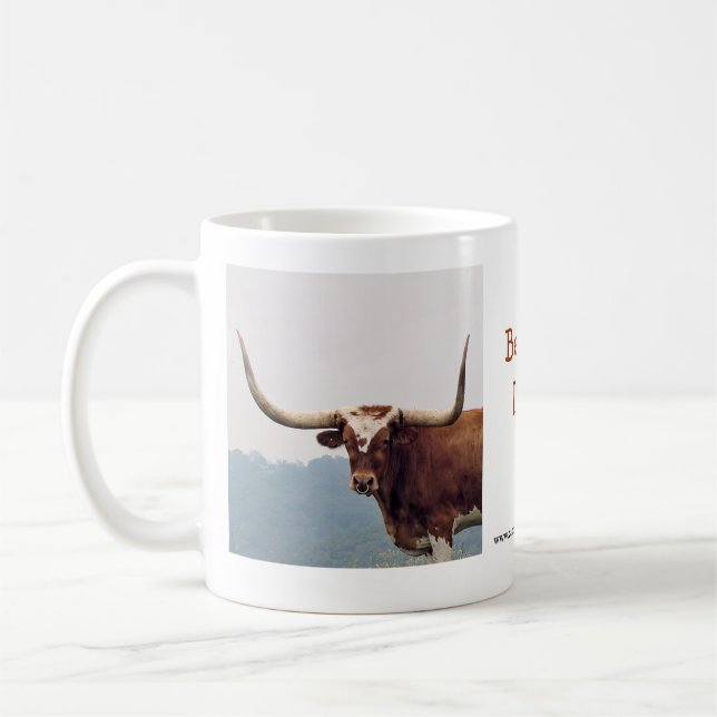 Taza De Café LonghornMug-personalizar (Izquierda)