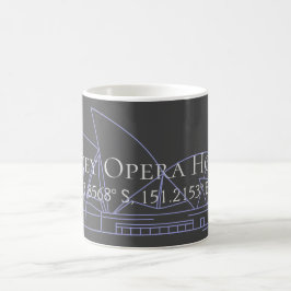 Taza De Café Longitud de la ópera de Sidney