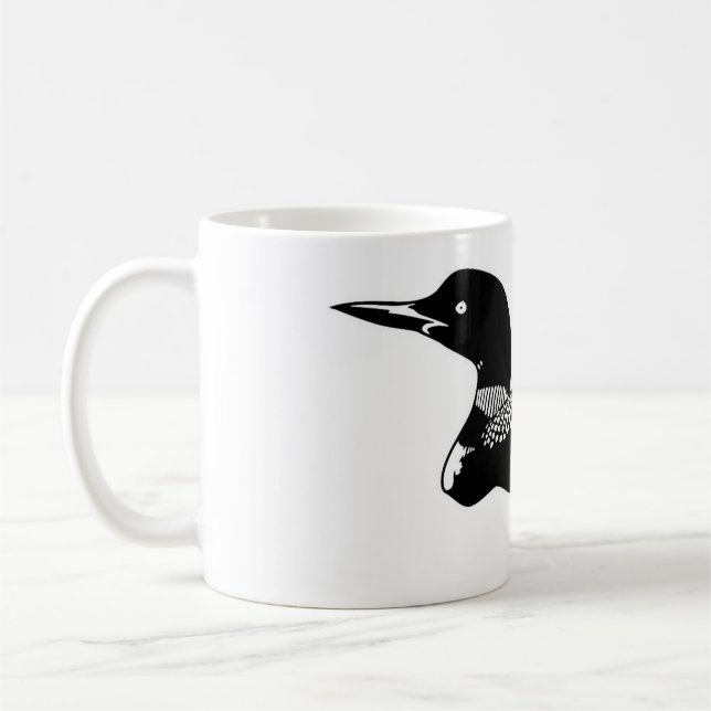 Taza De Café Loon Ilustracion Coffee Mug (Izquierda)