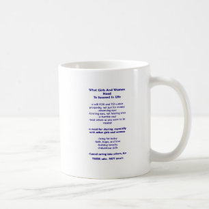Taza De Café LoQueLasMujeresYLAsNiñasNecesitanParaTriunfarEnLaV