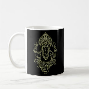 Taza De Café Lord Ganesha Elephant God Yoga