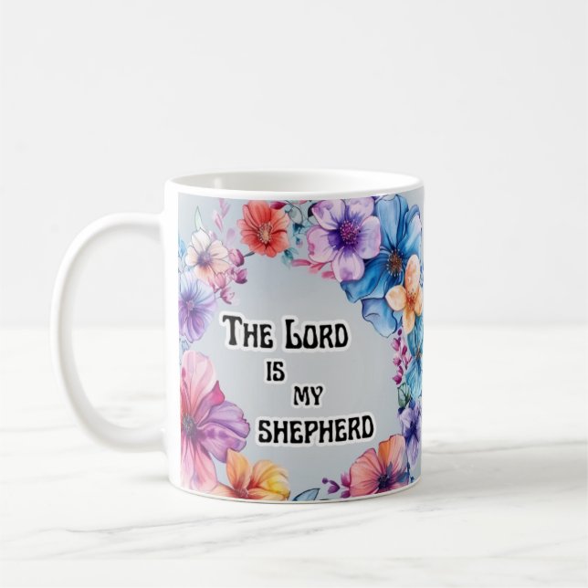 Taza De Café Lord Is My Shepherd (Izquierda)
