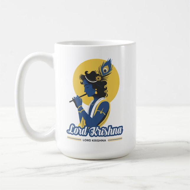 Taza De Café Lord Krishna Ji T-Shirt (Izquierda)