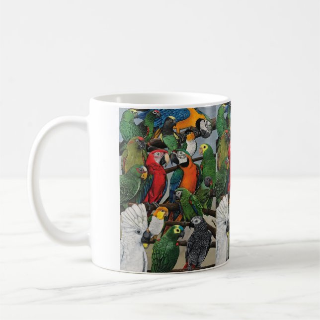 Taza De Café Loro (Izquierda)