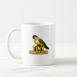 Taza De Café Loro Caique Dinosaurio Pequeño