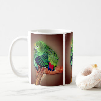 Taza De Café Loro Cute Amarillo