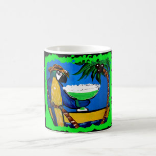TAZA DE CAFÉ LORO DE FIESTA