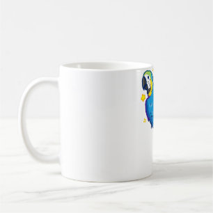 Taza De Café Loro de Macao Delight � arte animal